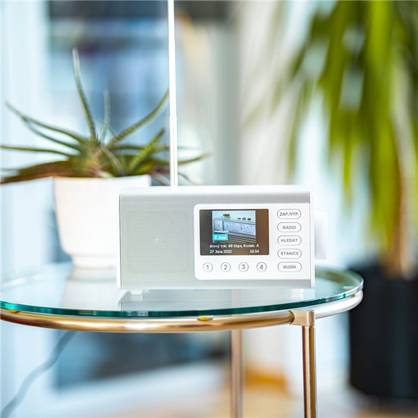 Hama digitální rádio DR1000, FM/DAB/DAB+, bílé 