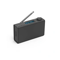 Hama digitální rádio DR7USB, FM/DAB+, napájení bateriemi/USB, černé