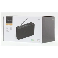 Hama digitln rdio DR7USB, FM/DAB+, napjen bateriemi/USB, ern