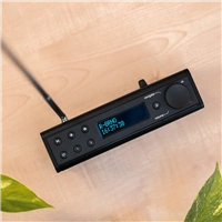Hama digitln rdio DR7USB, FM/DAB+, napjen bateriemi/USB, ern