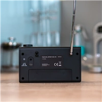 Hama digitln rdio DR7USB, FM/DAB+, napjen bateriemi/USB, ern