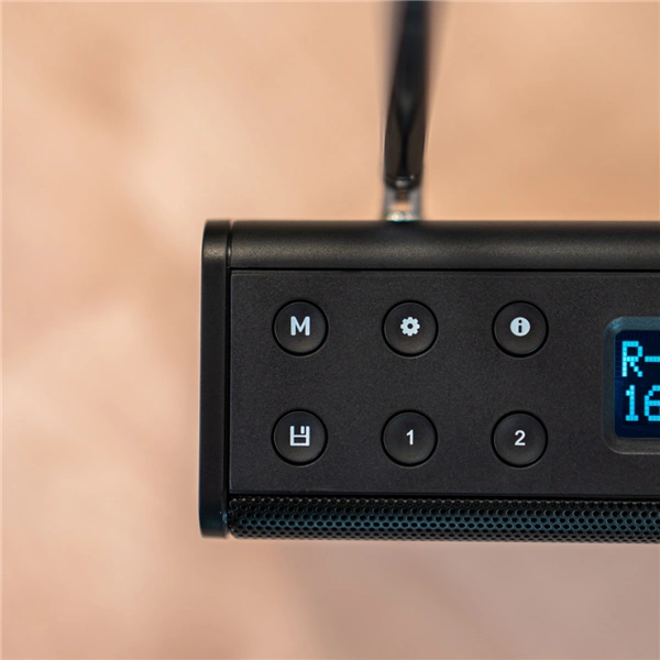 Hama digitální rádio DR7USB, FM/DAB+, napájení bateriemi/USB, černé