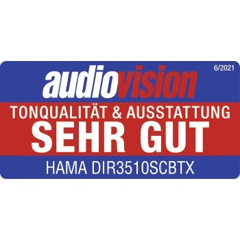 Hama digitální a internetové rádio DIR3510SCBTX, DAB+/CD/BT RX-TX/ App ovládání