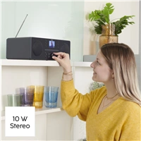 Hama digitln a internetov rdio DIR1570CBT, DAB+/CD/BT RX, App ovldn
