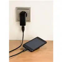 Hama micro USB 2.0 kabel, typ A - micro B, 0,25m, ern