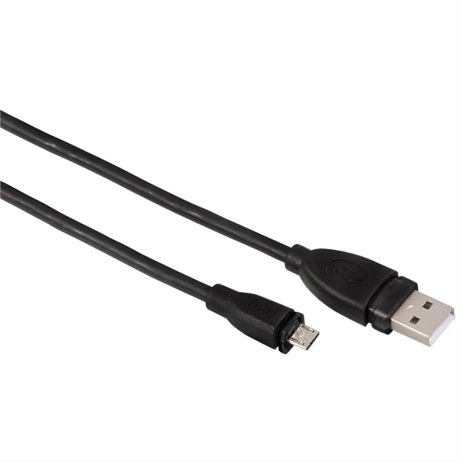 Hama micro USB 2.0 kabel, typ A - micro B, 0,25m, černý