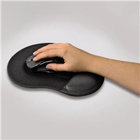 Hama ergonomická gelová podložka pod myš, černá