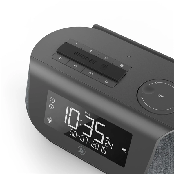 Hama digitální rádio DR36SBT, FM/DAB/DAB+/Bluetooth, černé