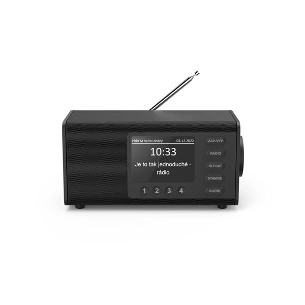 Hama digitální rádio DR1000, FM/DAB/DAB+, černé (zánovní)
