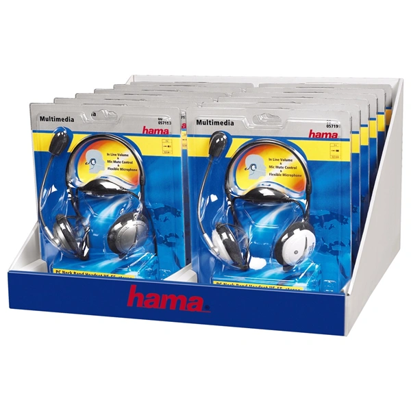 Hama PC-Headset "HS-55", displej box 12 ks