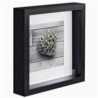 Hama portrétový rámeček dřevěný SCALA, 23x23 cm, černý