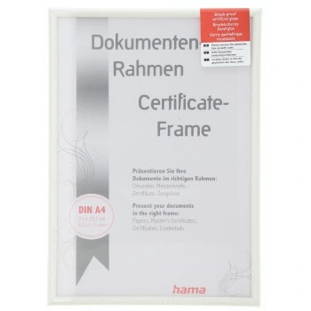 Hama rámeček plastový SEVILLA, bílá, 21x29,7 cm (formát A4), plastové sklo