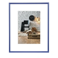 Hama rámeček plastový SEVILLA, modrá, 21x29,7 cm (formát A4), průhledný plast