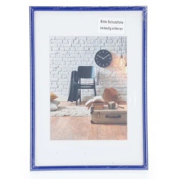 Hama rámeček plastový SEVILLA, modrá, 21x29,7 cm (formát A4), průhledný plast