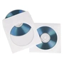 Hama CD/DVD Paper Sleeves, pack of 50, White