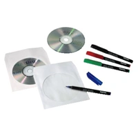 Hama ochrann obal pro CD/DVD, 100ks/bal, bl, balen PE flie
