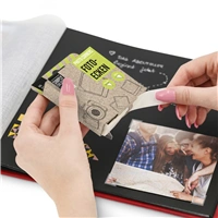 Hama fotorky samolepc, transparentn, 2x500 ks (dvojit balen)