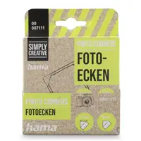 Hama fotorky samolepící, transparentní, viskóza/papír, 500 ks