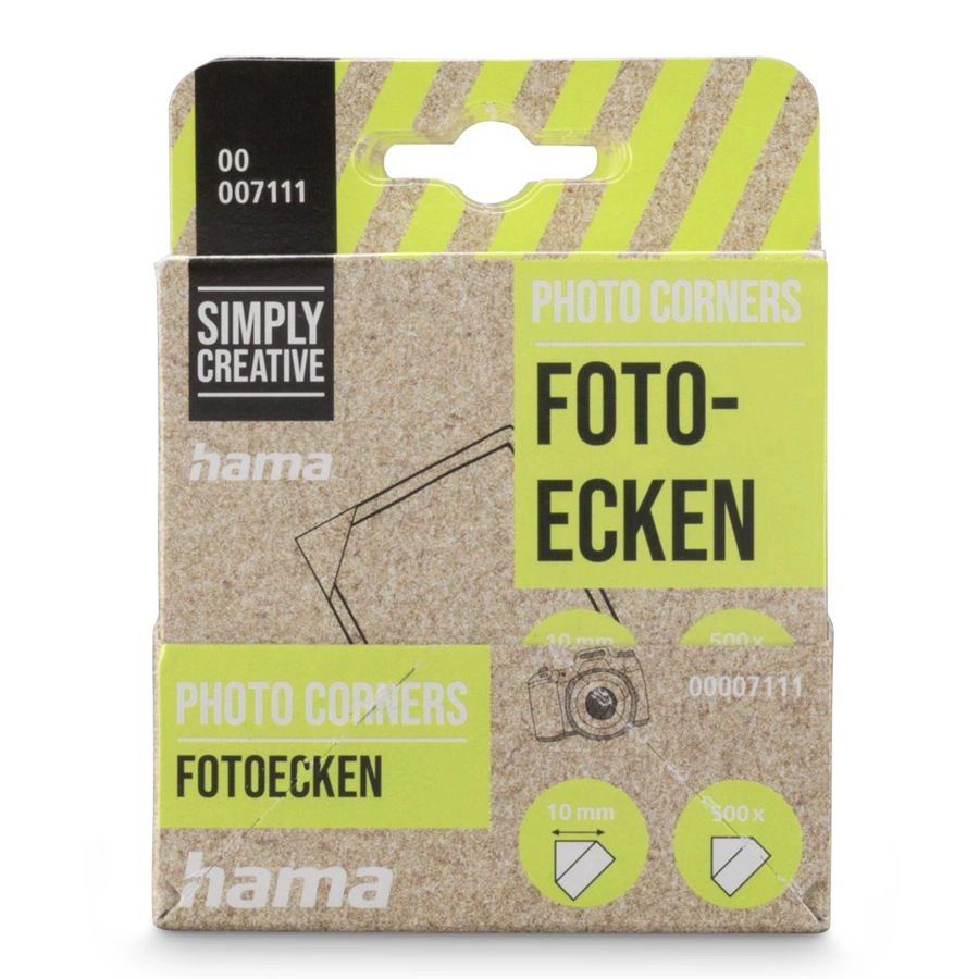 Hama fotorůžky samolepící, transparentní, viskóza/papír, 500 ks