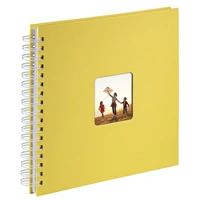 Hama album klasick spirlov FINE ART 28x24 cm, 50 stran, lut, bl strnky