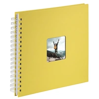 Hama album klasick spirlov FINE ART 28x24 cm, 50 stran, lut, bl strnky