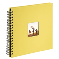 Hama album klasick spirlov FINE ART 28x24 cm, 50 stran, lut, ern strnky
