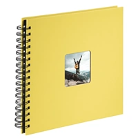 Hama album klasick spirlov FINE ART 28x24 cm, 50 stran, lut, ern strnky