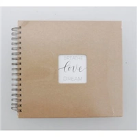 Hama album klasick spirlov CRAFT 28x24 cm, 40 stran, kraftov papr
