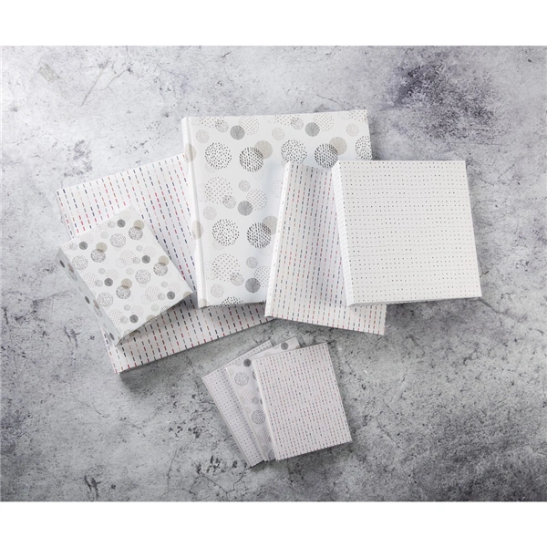 Hama album klasické spirálové GRAPHIC Squares 19x24,5 cm, 40 stran, bílé listy