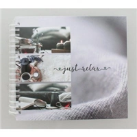 Hama album klasick spirlov RELAX - Just Relax 28x24 cm, 50 stran, bl listy (2. jakost)