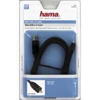 Hama mini USB 2.0 kabel, typ A-mini B (B8)