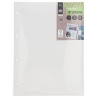 Hama fotokarton s pergamenem, 23,3 x 31 cm, drovan, 25 list, bl