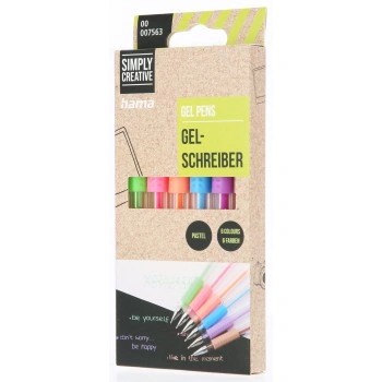 Hama gelové kuličkové pero Pastel - set 6 pastelových barev