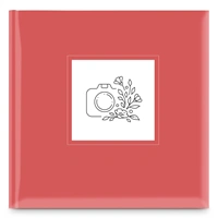 Hama album klasické COLORFUL LINEART 30x30 cm, 80 stran, červená
