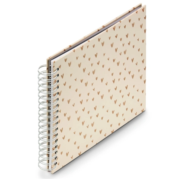 Hama album klasické spirálové LOVELY 28x24 cm, 50 stran, béžová
