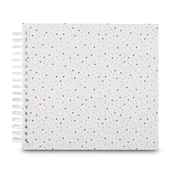 Hama album klasické spirálové CONFETTI 28x24 cm, 50 stran
