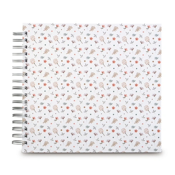 Hama album klasické spirálové FLORAL 28x24 cm, 50 stran