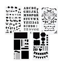 Hama šablony pro kreativní tvorbu - set 5 ks