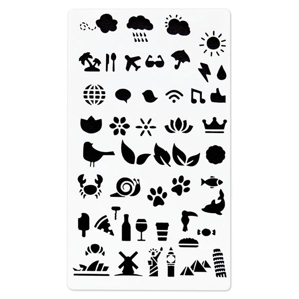 Hama šablony pro kreativní tvorbu - set 5 ks