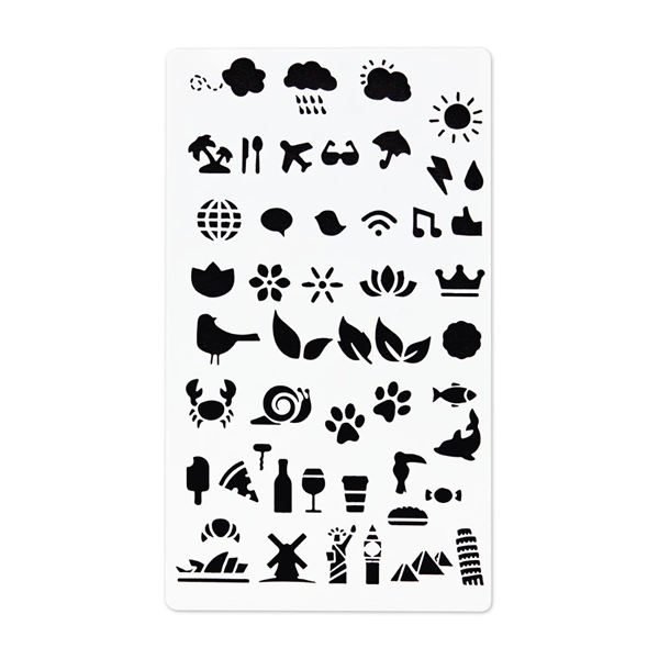 Hama šablony pro kreativní tvorbu - set 5 ks