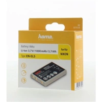 Hama fotoakumultor typ Nikon EN-EL5, Li-Ion 3,7 V/1000 mAh