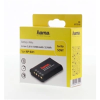 Hama fotoakumultor typ Sony NP-BX1, Li-Ion 3,6 V/1090 mAh