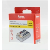 Hama fotoakumultor typ Canon BP-511/BP-514, Li-Ion 7,4 V/1400 mAh