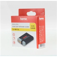 Hama fotoakumultor typ Canon NB-13L, Li-Ion 3,6 V/1010 mAh