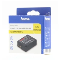 Hama fotoakumultor typ Panasonic DMW-BLC12, Li-Ion 7,2 V/950 mAh