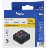 Hama fotoakumultor typ Panasonic DMW-BLG10, Li-Ion 7,2 V/700 mAh