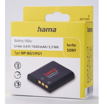 Hama fotoakumulátor typ Sony NP-BG1, Li-Ion 3,6 V/1020 mAh