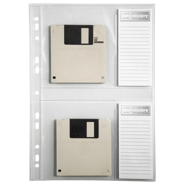 Hama obal na CD/DVD, pro kroužkové pořadače, DIN A4, balení 10 ks (cena za balení)