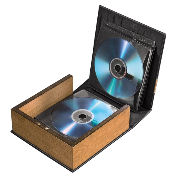 Hama CD/DVD zakladač ve stylu knihy, kapacita 28 CD/DVD