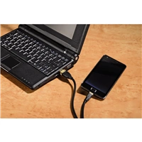 Hama micro USB 2.0 kabel, typ A - micro B, 0,75m, ern